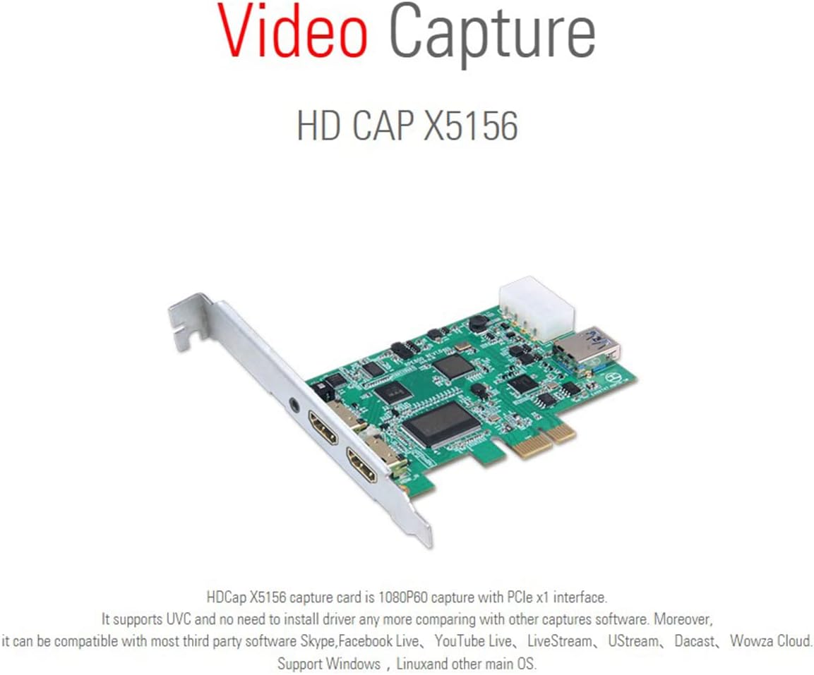 PCIe Video Capture Card, HD 1080P 60fps HDMI E10894