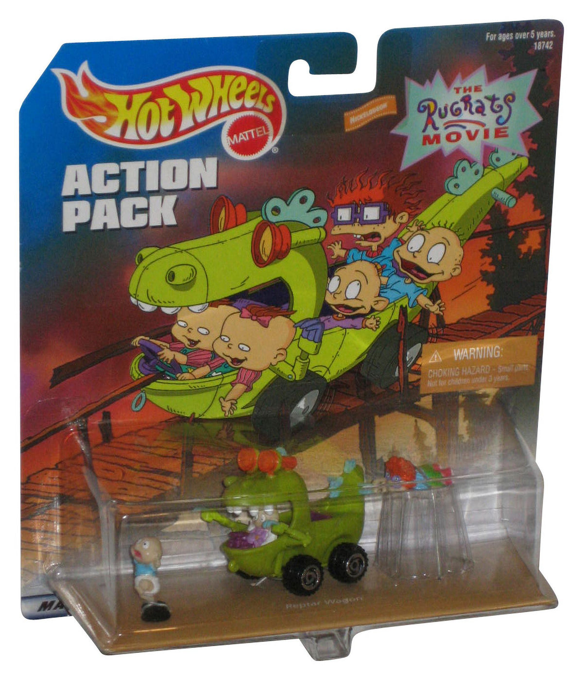 Hot Wheels Rugrats Movie Mini Figure Action Pack Set B665
