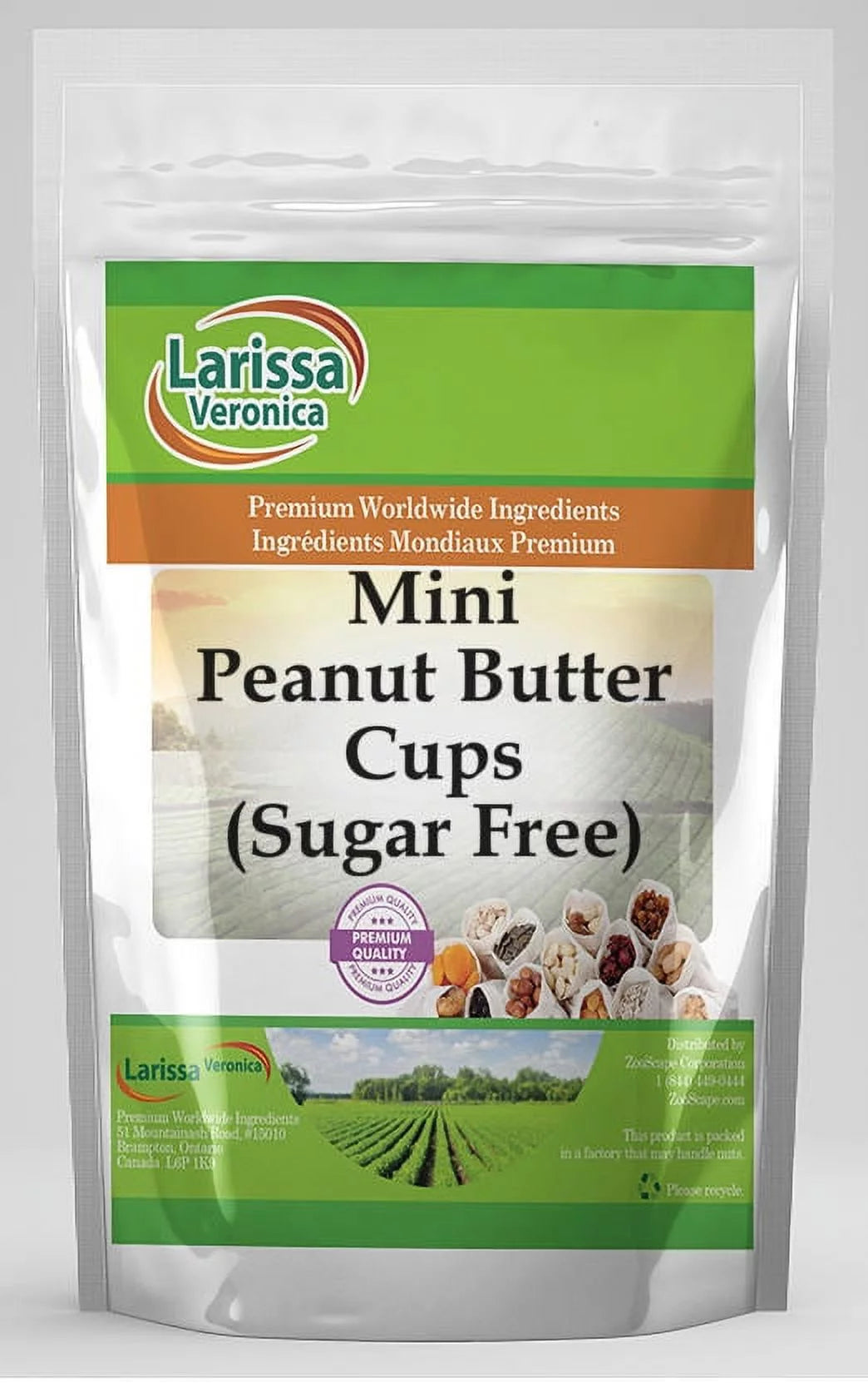 Sugar Free Mini Peanut Butter Cups 8 oz 2-Pack D889