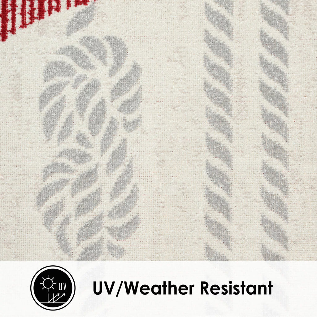Ivory/Grey Indoor/Outdoor Area Rug L227