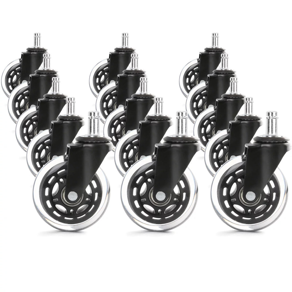 Heavy Duty Rubber Chair Casters 15Pcs M38665