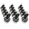 Heavy Duty Rubber Chair Casters 15Pcs M38665
