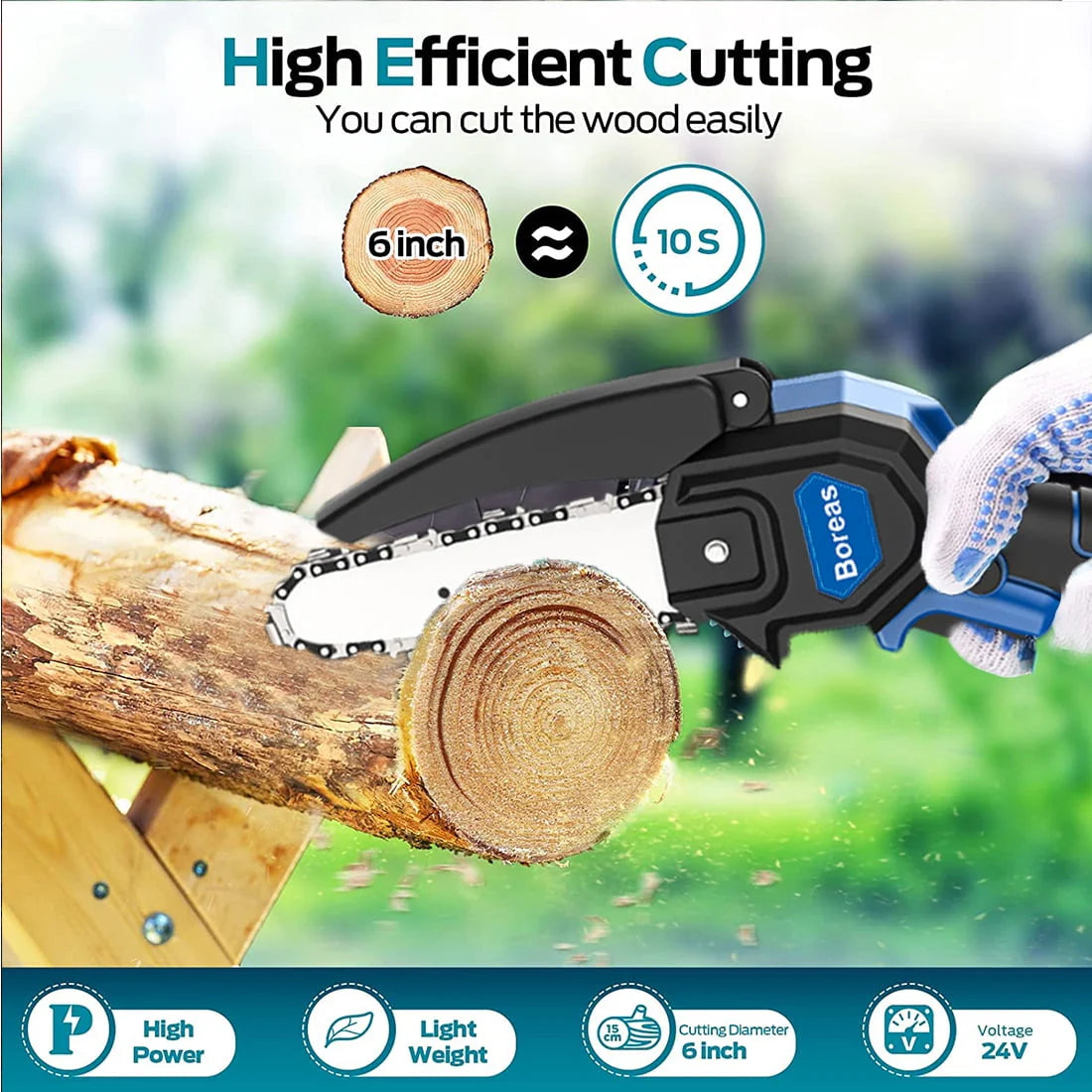 6 inch Cordless Mini Chainsaw P220881