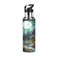 Stainless Steel Insulated Water Bottle with Straw Lid C133
