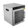 800w 30-90℃ 10 Trays Stainless Steel Food Dehydrator E854864