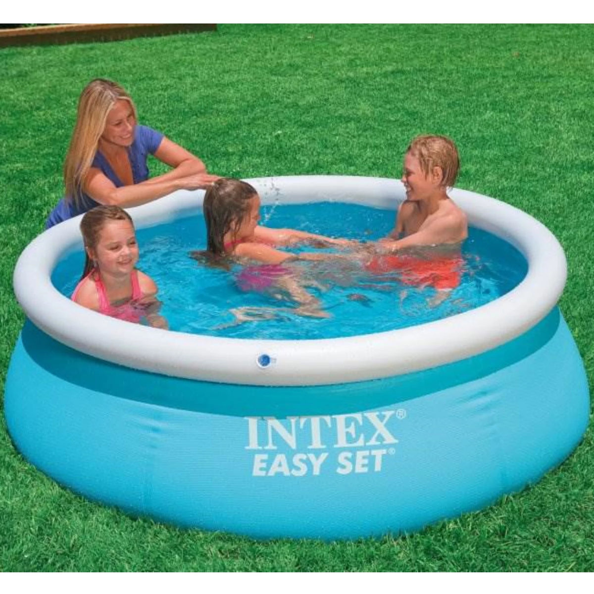 Inflatable Outdoor Pool with Filter Pump L3114