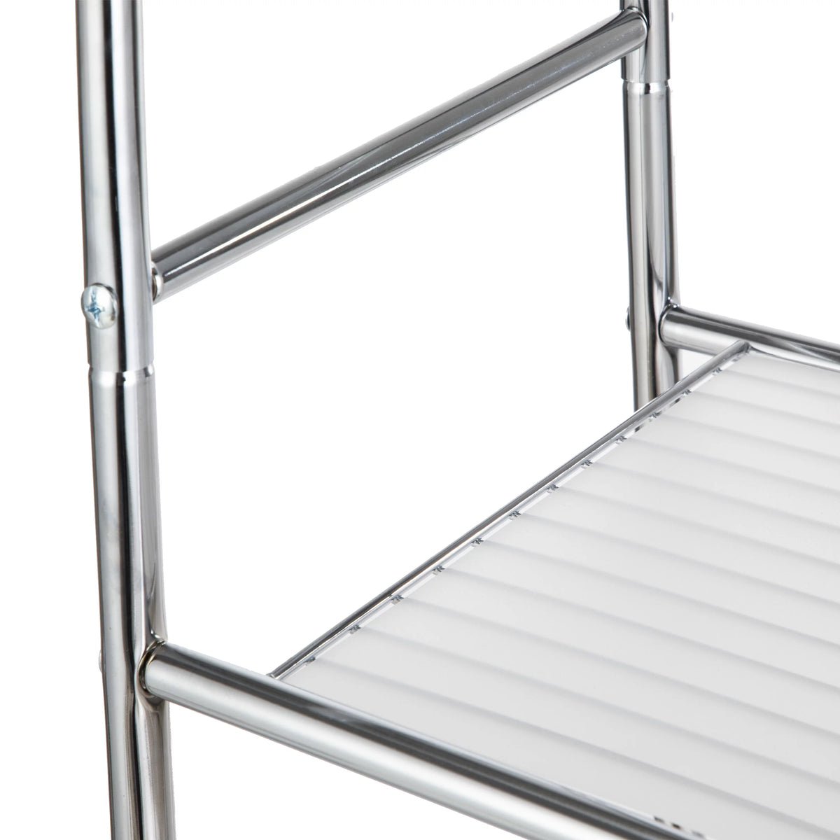 Over the Toilet Steel 3-Shelf Storage Unit Chrome M52093