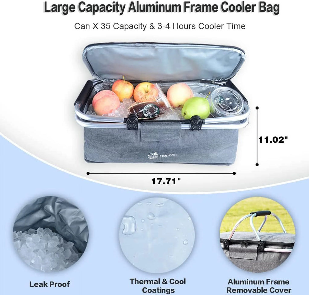 Collapsible Heavy Duty Folding Wagon Cart with Removable Canopy M47294