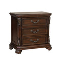 Dark Brown 3 Drawer Night Stand B845