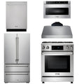 30 In. Gas Range, Range Hood, Microwave Drawer, Refrigerator, Dishwasher G47779
