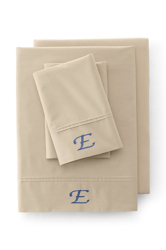Tan Pintuck Cotton Sheets S141