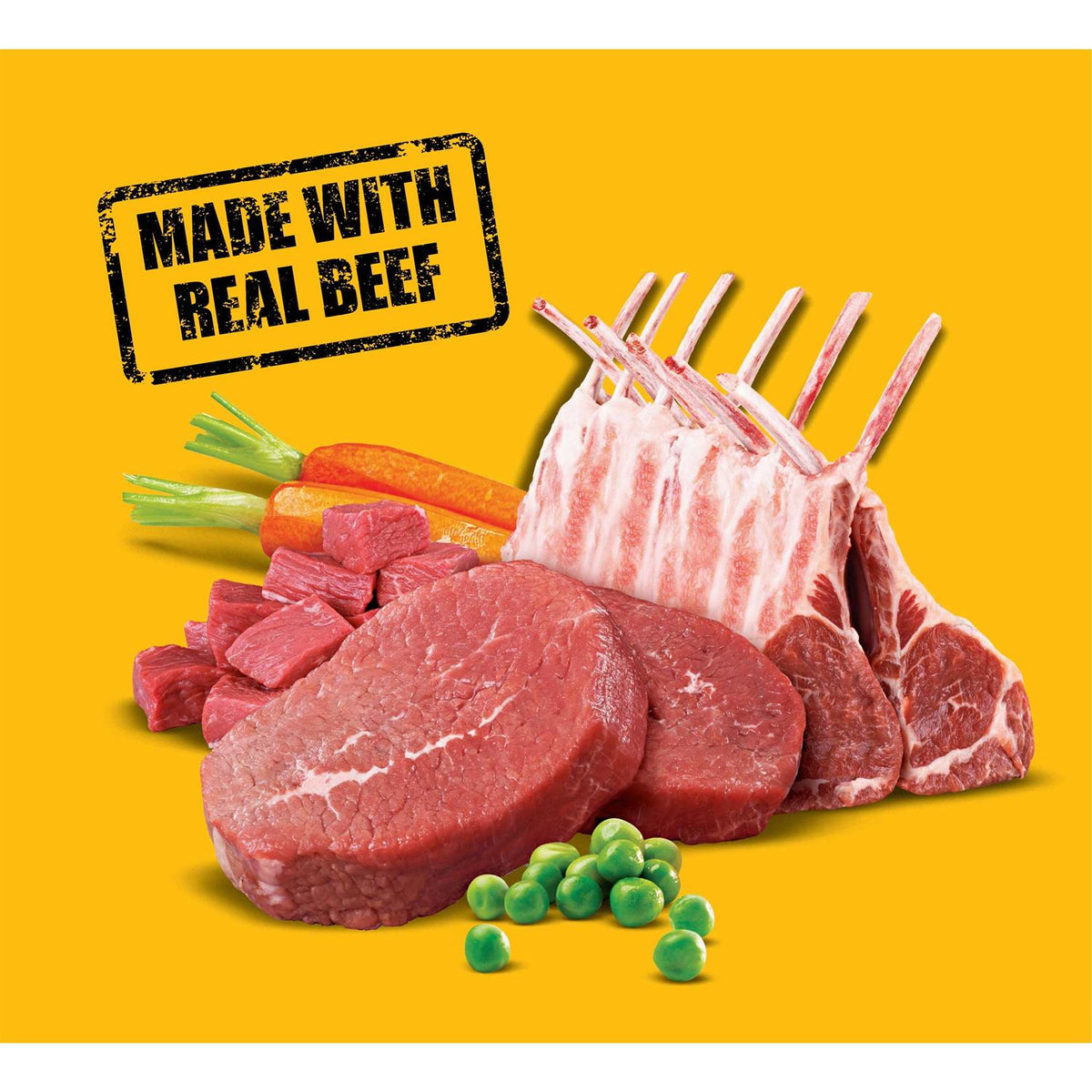 High Protein Adult Dry Dog Food Beef and Lamb O1156