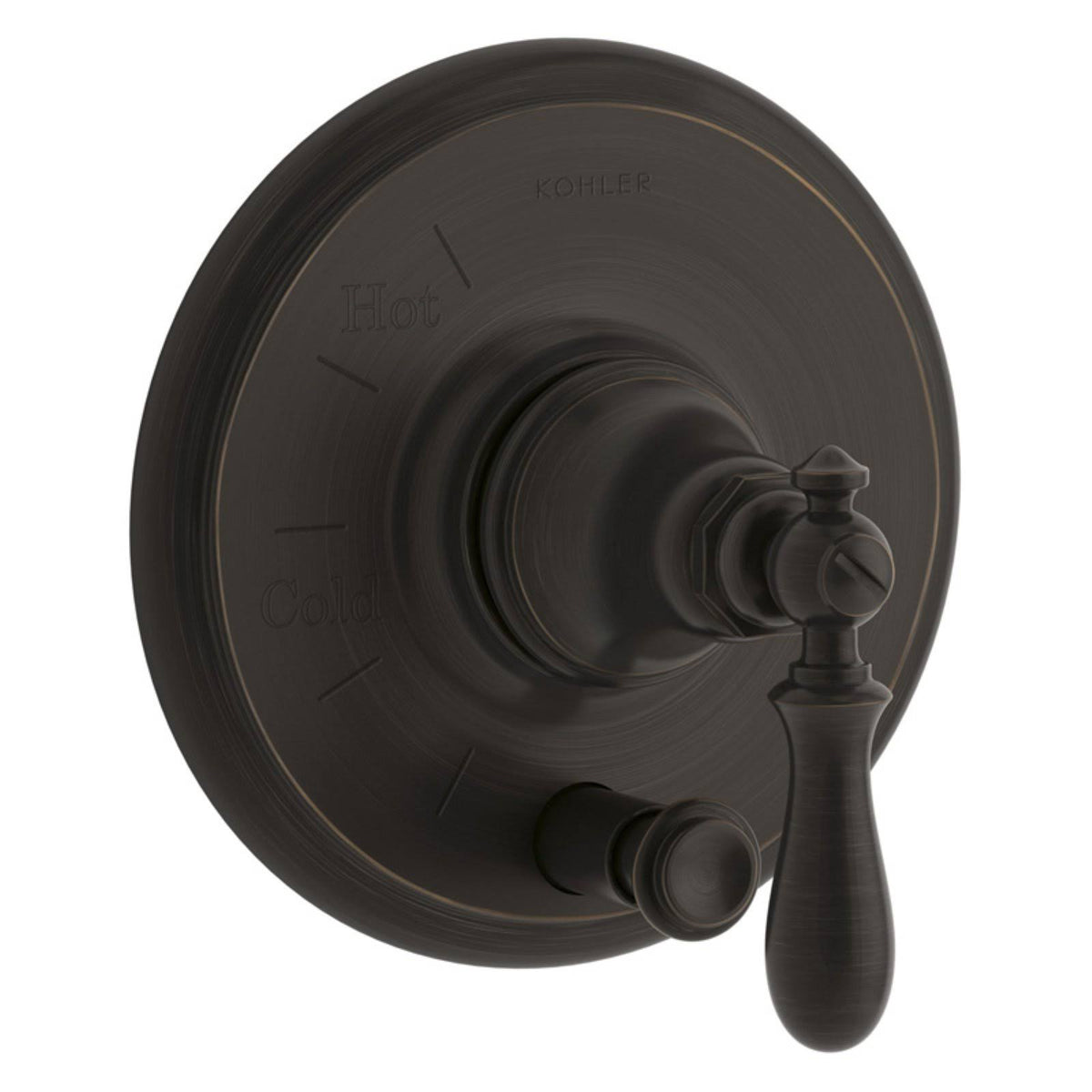 Oil-Rubbed Bronze Pressure-Balancing Valve Trim with Lever Handle F422543