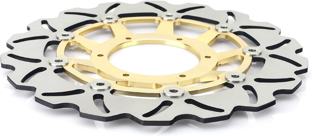 Front Rear Brake Discs Rotors and Pads for Honda CBR 600 RR 2007-2019 Gold Set K663