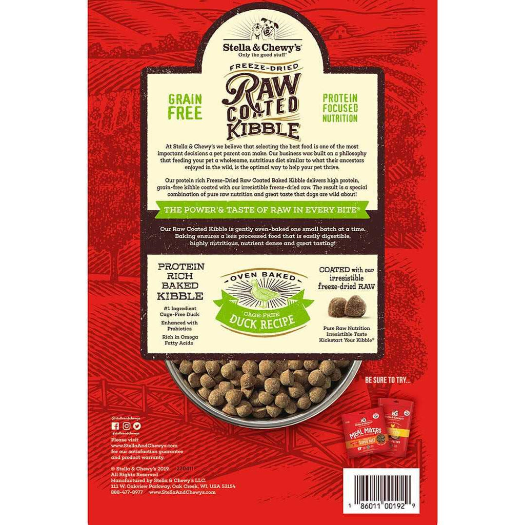 Cage-Free Duck Raw Coated Kibble Dog Food R236267